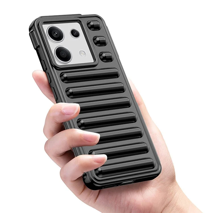 WANLONFENG LK Series for Xiaomi Poco X6 5G / Redmi Note 13 Pro 5G Case TPU Soft Phone Cover with Screen Film
