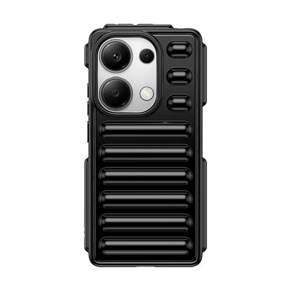 WANLONFENG LK Series for Xiaomi Redmi Note 13 Pro 4G / Poco M6 Pro 4G Case Capsule Design TPU Phone Cover with Screen Film