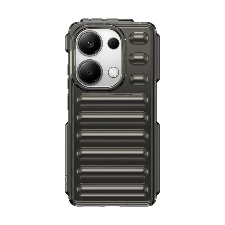 WANLONFENG LK Series for Xiaomi Redmi Note 13 Pro 4G / Poco M6 Pro 4G Case Capsule Design TPU Phone Cover with Screen Film