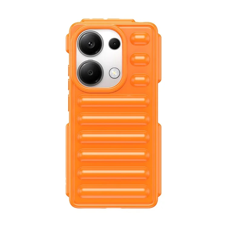 WANLONFENG LK Series for Xiaomi Redmi Note 13 Pro 4G / Poco M6 Pro 4G Case Capsule Design TPU Phone Cover with Screen Film