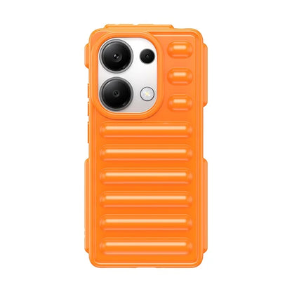 WANLONFENG LK Series for Xiaomi Redmi Note 13 Pro 4G / Poco M6 Pro 4G Case Capsule Design TPU Phone Cover with Screen Film