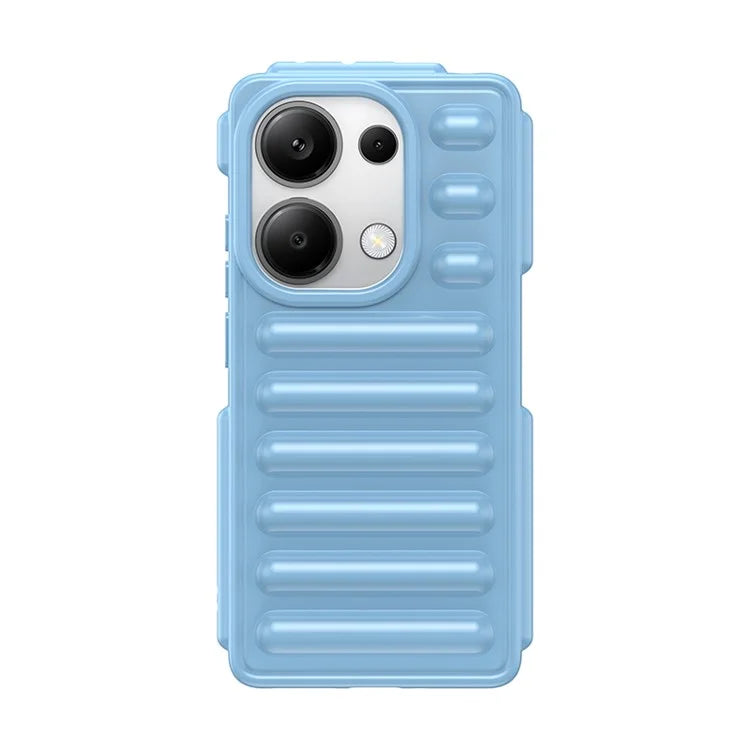 WANLONFENG LK Series for Xiaomi Redmi Note 13 Pro 4G / Poco M6 Pro 4G Case Capsule Design TPU Phone Cover with Screen Film