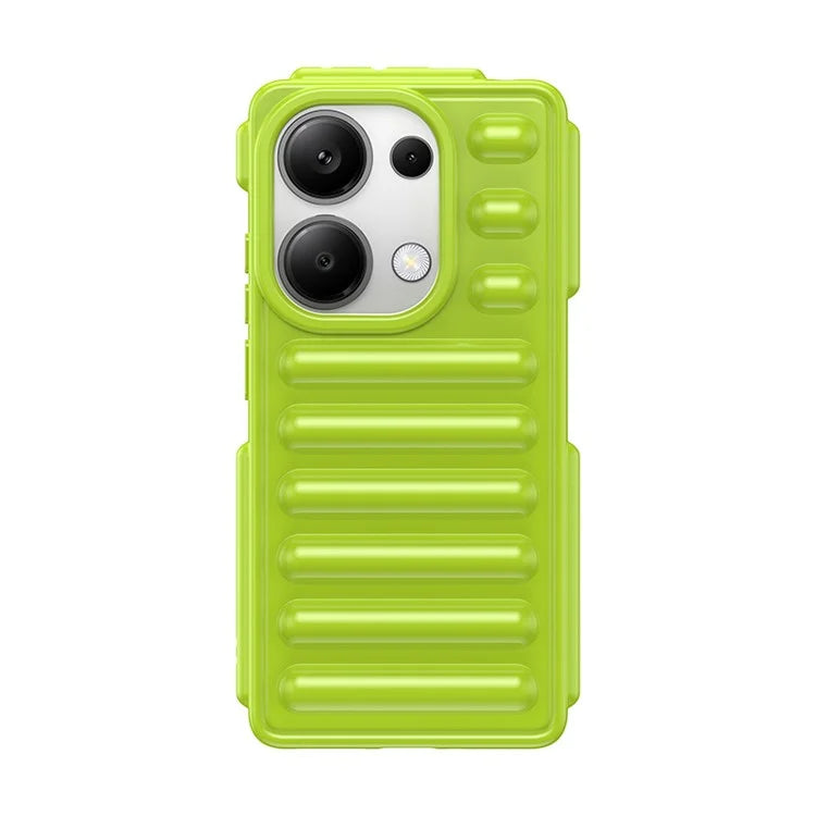 WANLONFENG LK Series for Xiaomi Redmi Note 13 Pro 4G / Poco M6 Pro 4G Case Capsule Design TPU Phone Cover with Screen Film
