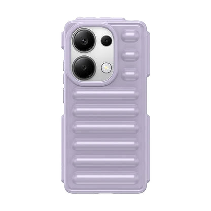 WANLONFENG LK Series for Xiaomi Redmi Note 13 Pro 4G / Poco M6 Pro 4G Case Capsule Design TPU Phone Cover with Screen Film