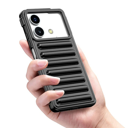 WANLONFENG LK Series for Xiaomi Redmi Note 13 5G Case Anti-Slip TPU Phone Cover with Screen Film