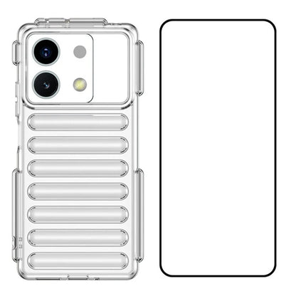 WANLONFENG LK Series for Xiaomi Redmi Note 13 5G Case Anti-Slip TPU Phone Cover with Screen Film