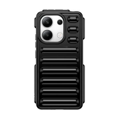WANLONFENG LK Series for Xiaomi Redmi Note 13 4G Case Shockproof TPU Capsule Phone Cover with Screen Film
