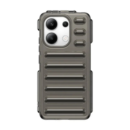WANLONFENG LK Series for Xiaomi Redmi Note 13 4G Case Shockproof TPU Capsule Phone Cover with Screen Film
