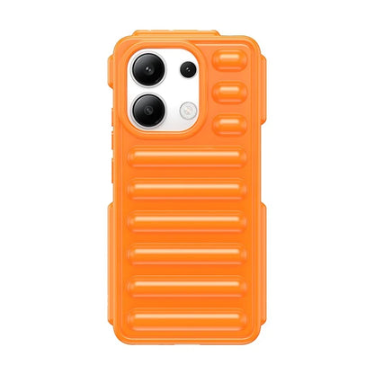 WANLONFENG LK Series for Xiaomi Redmi Note 13 4G Case Shockproof TPU Capsule Phone Cover with Screen Film
