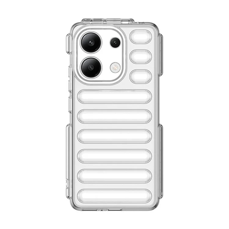 WANLONFENG LK Series for Xiaomi Redmi Note 13 4G Case Shockproof TPU Capsule Phone Cover with Screen Film