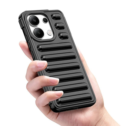 WANLONFENG LK Series for Xiaomi Redmi Note 13 4G Case Shockproof TPU Capsule Phone Cover with Screen Film