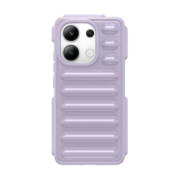 WANLONFENG LK Series for Xiaomi Redmi Note 13 4G Case Shockproof TPU Capsule Phone Cover with Screen Film