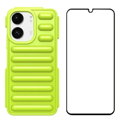 WANLONFENG LK Series for Xiaomi Redmi 13C 5G / 13C 4G / 13R 5G / Poco C65 4G / Poco M6 5G Case Capsule TPU Phone Cover with Screen Film