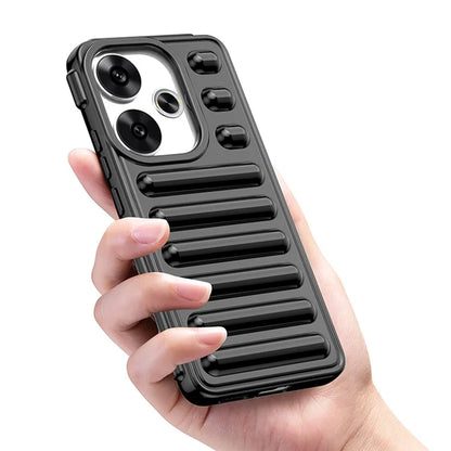 WANLONFENG LK Series for Xiaomi Poco F6 5G / Redmi Turbo 3 5G Case with Screen Protector TPU Phone Cover Capsule No-Slip