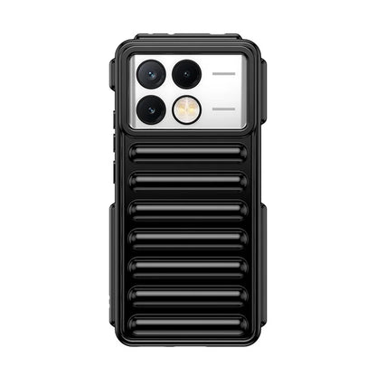 WANLONFENG LK Series for Xiaomi Poco X6 Pro 5G / Redmi K70E 5G TPU Case with Screen Protector Capsule Design