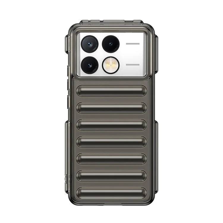 WANLONFENG LK Series for Xiaomi Poco X6 Pro 5G / Redmi K70E 5G TPU Case with Screen Protector Capsule Design
