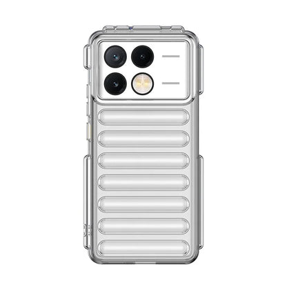 WANLONFENG LK Series for Xiaomi Poco X6 Pro 5G / Redmi K70E 5G TPU Case with Screen Protector Capsule Design