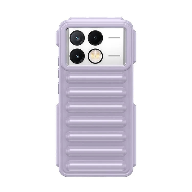 WANLONFENG LK Series for Xiaomi Poco X6 Pro 5G / Redmi K70E 5G TPU Case with Screen Protector Capsule Design