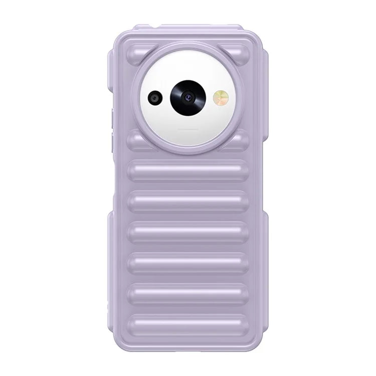 WANLONFENG LK Series for Xiaomi Redmi A3x 4G / A3 4G / Poco C61 4G Case Soft Touch TPU Phone Cover with Screen Film