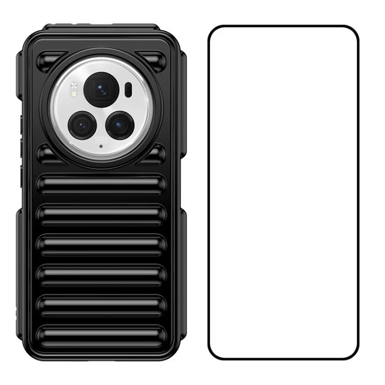 WANLONFENG LK Series for Honor Magic6 Pro 5G Case with Screen Protector Capsule TPU Drop Protection Cover