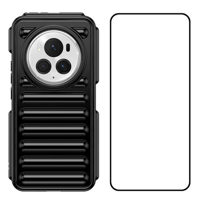 WANLONFENG LK Series for Honor Magic6 Pro 5G Case with Screen Protector Capsule TPU Drop Protection Cover