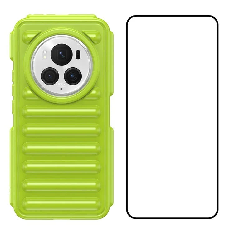 WANLONFENG LK Series for Honor Magic6 Pro 5G Case with Screen Protector Capsule TPU Drop Protection Cover