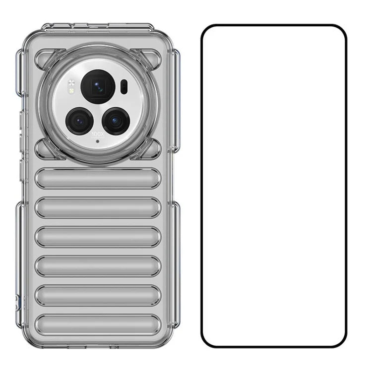 WANLONFENG LK Series for Honor Magic6 Pro 5G Case with Screen Protector Capsule TPU Drop Protection Cover