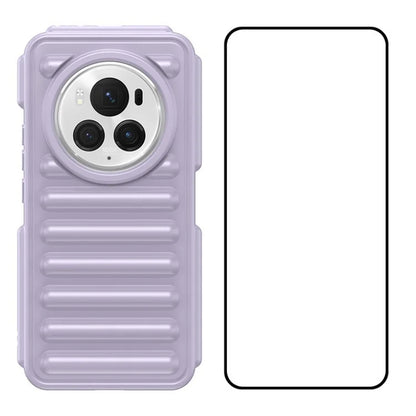 WANLONFENG LK Series for Honor Magic6 Pro 5G Case with Screen Protector Capsule TPU Drop Protection Cover