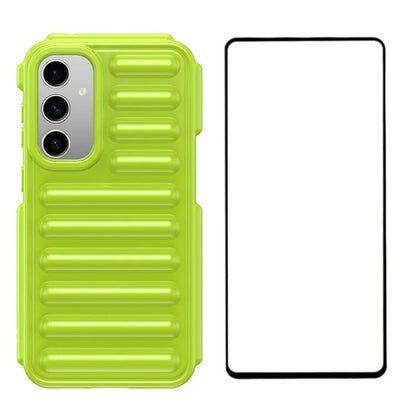 WANLONFENG LK Series for Samsung Galaxy S23 FE Case Capsule TPU Anti-Scratch Cover with Screen Protector