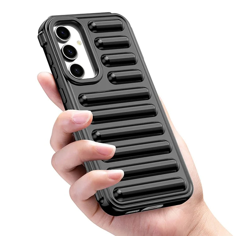 WANLONFENG LK Series for Samsung Galaxy S23 FE Case Capsule TPU Anti-Scratch Cover with Screen Protector