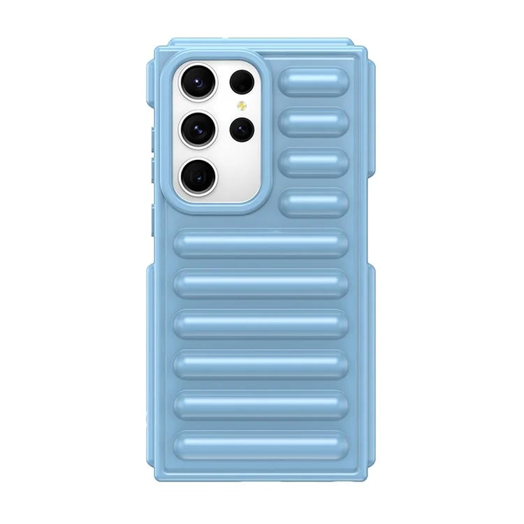 WANLONFENG LK Series for Samsung Galaxy S23 Ultra Case TPU Phone Cover with Screen Film Capsule Anti-Slip Grip