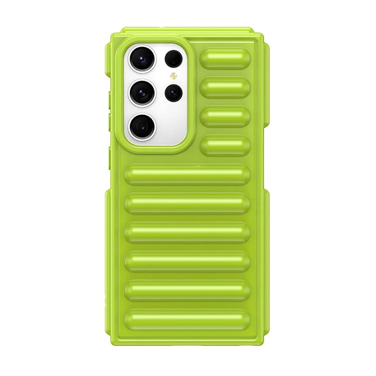 WANLONFENG LK Series for Samsung Galaxy S23 Ultra Case TPU Phone Cover with Screen Film Capsule Anti-Slip Grip