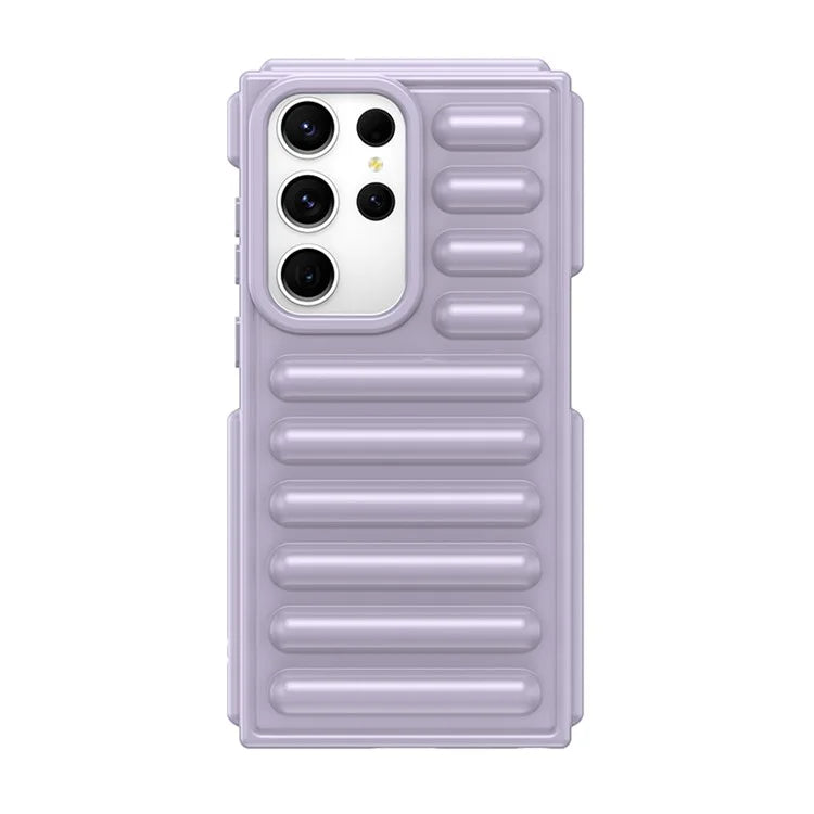 WANLONFENG LK Series for Samsung Galaxy S23 Ultra Case TPU Phone Cover with Screen Film Capsule Anti-Slip Grip