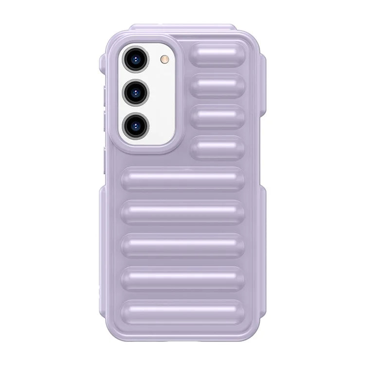 WANLONFENG LK Series for Samsung Galaxy S23 Case with Screen Film Shockproof TPU Phone Cover Capsule Design