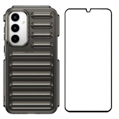 WANLONFENG LK Series for Samsung Galaxy A25 5G (Global) (161.0 X 76.5 X 8.3mm) Case 2-in-1 TPU Phone Cover with Screen Film