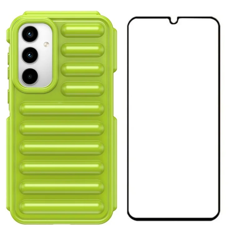 WANLONFENG LK Series for Samsung Galaxy A25 5G (Global) (161.0 X 76.5 X 8.3mm) Case 2-in-1 TPU Phone Cover with Screen Film