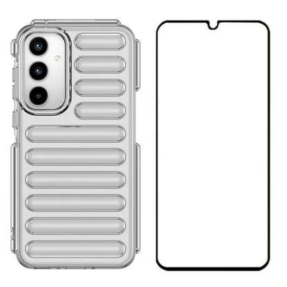 WANLONFENG LK Series for Samsung Galaxy A25 5G (Global) (161.0 X 76.5 X 8.3mm) Case 2-in-1 TPU Phone Cover with Screen Film