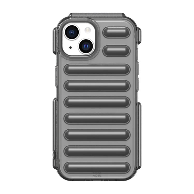 WANLONFENG LK Series for iPhone 13 Case with Screen Film Flexible TPU Phone Cover 3D Capsule