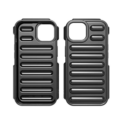 WANLONFENG LK Series for iPhone 13 Case with Screen Film Flexible TPU Phone Cover 3D Capsule