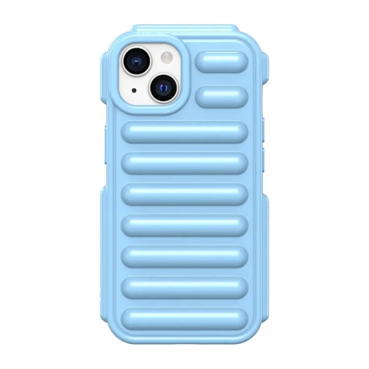 WANLONFENG LK Series for iPhone 13 Case with Screen Film Flexible TPU Phone Cover 3D Capsule