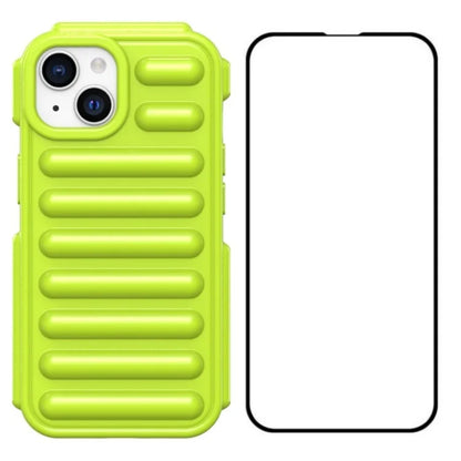 WANLONFENG LK Series for iPhone 13 Case with Screen Film Flexible TPU Phone Cover 3D Capsule