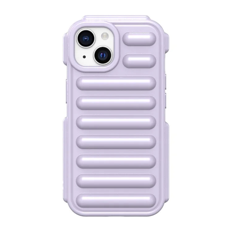 WANLONFENG LK Series for iPhone 13 Case with Screen Film Flexible TPU Phone Cover 3D Capsule
