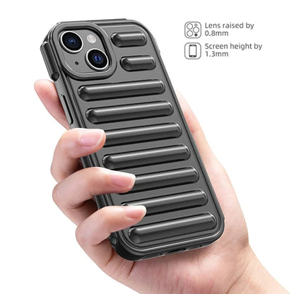 WANLONFENG LK Series for iPhone 13 Case with Screen Film Flexible TPU Phone Cover 3D Capsule