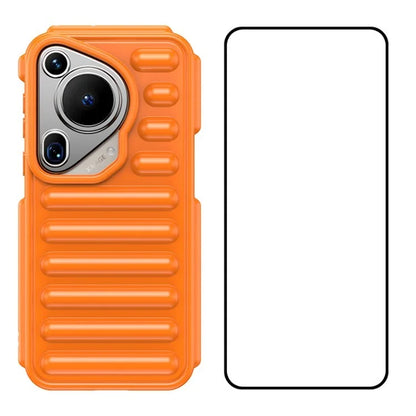 WANLONFENG LK Series for Huawei Pura 70 Ultra Case Capsule Rugged TPU Phone Cover with Screen Film