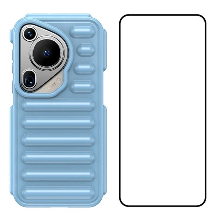 WANLONFENG LK Series for Huawei Pura 70 Ultra Case Capsule Rugged TPU Phone Cover with Screen Film