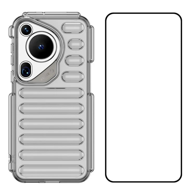 WANLONFENG LK Series for Huawei Pura 70 Ultra Case Capsule Rugged TPU Phone Cover with Screen Film