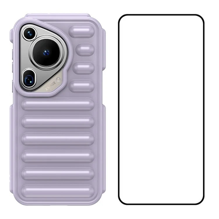 WANLONFENG LK Series for Huawei Pura 70 Ultra Case Capsule Rugged TPU Phone Cover with Screen Film