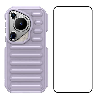WANLONFENG LK Series for Huawei Pura 70 Ultra Case Capsule Rugged TPU Phone Cover with Screen Film