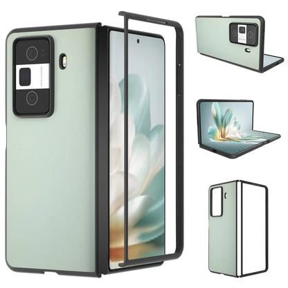 For Honor Magic Vs3 5G Case PU Leather Coated Hard PC Protective Phone Cover
