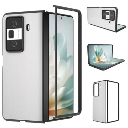 For Honor Magic Vs3 5G Case PU Leather Coated Hard PC Protective Phone Cover